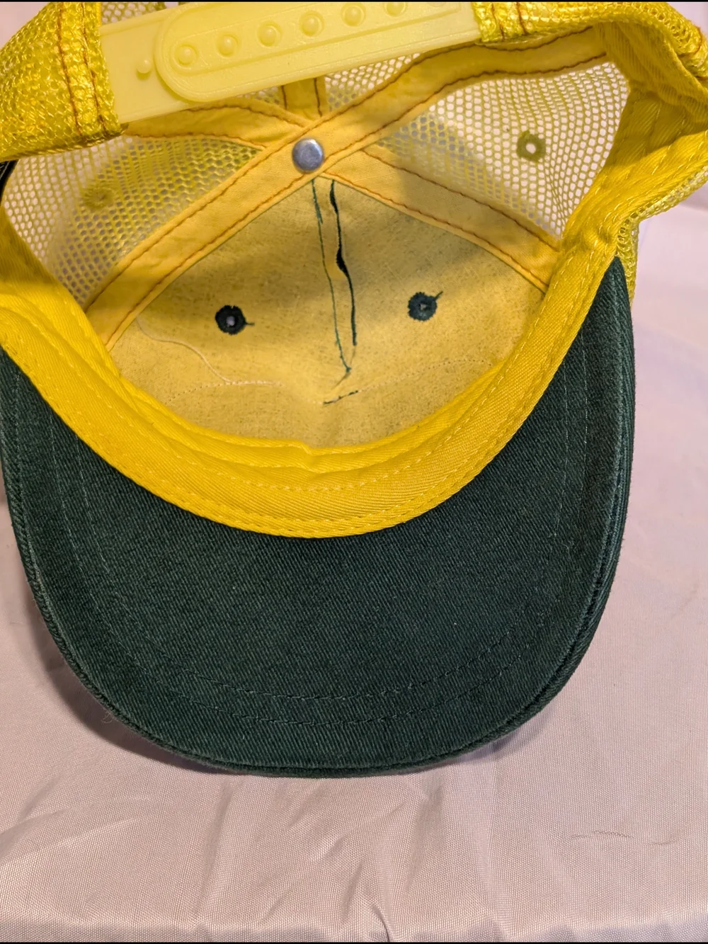 Von Dutch Green and Yellow Mesh Trucker Hat